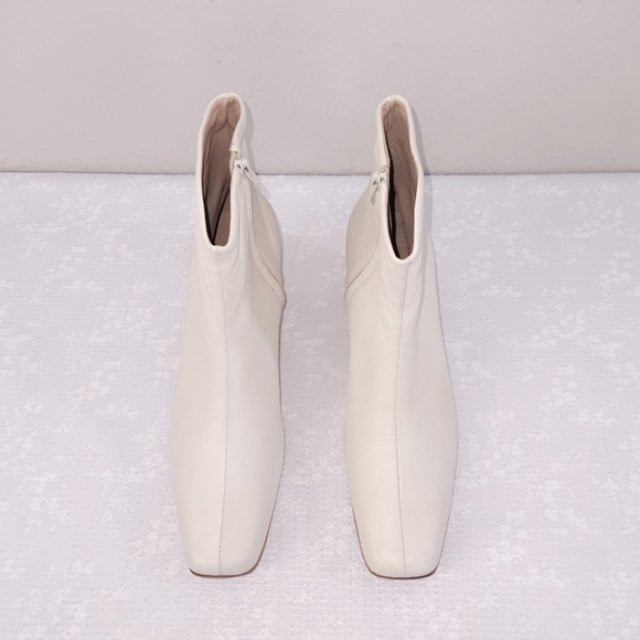 Huma Blanco Bolena Square Toe Heeled Booties Anthropologie - Picture 6 of 11